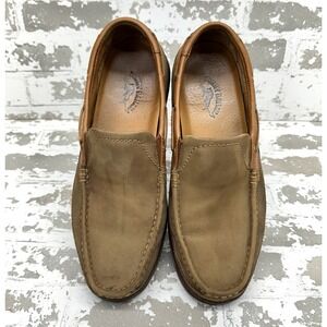 Tommy Bahama Slip On Loafers Mens Size 12M‎ Dark Olive w/Brandy TB-383 Casual